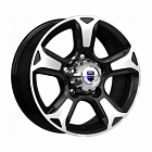 КиК Атлант (КС757) 7,0x16 5/139,7 ET35 d-98 алмаз чёрный (Арт.71493)